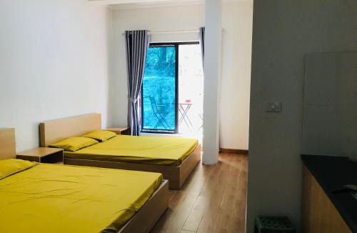 Bai Chay Apartment | Vũ Homestay phòng khép kín, 02 giường tại vườn đào cách SunWorld 1km