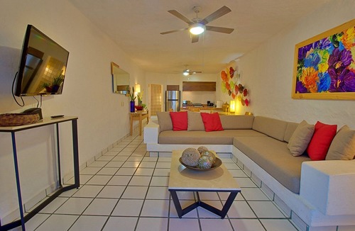South Hotel Zone House | Villa 6 people Los Tules Terrace facing the sea