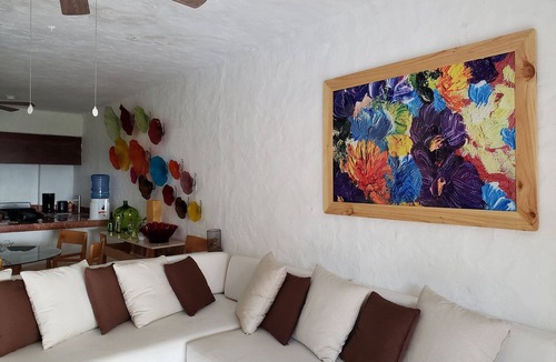 South Hotel Zone House | Villa 6 people Los Tules Terrace facing the sea