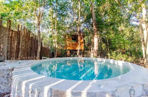 Francisco Uh May Cabin | Villa Selvaluna Con 3 Cabañas eco-chic