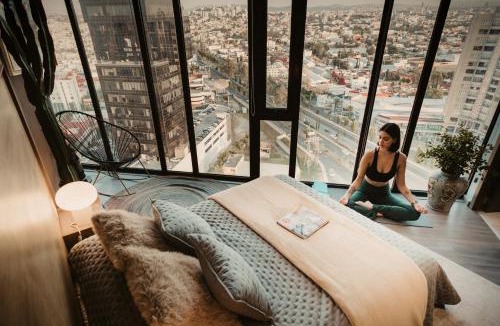 Puebla Apartment | Volcano View Loft, Puebla Skyline1801