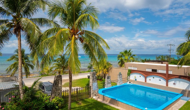 114Night Sep/Oct Ocean Beach Front 2 Bedrooms Villa Cozumel Snorkel Scuba Diving