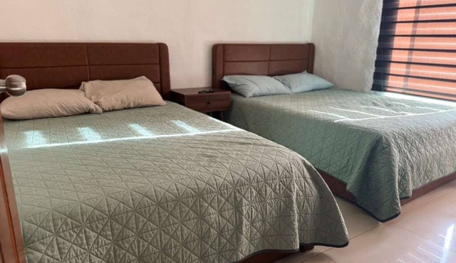1407 Beautiful 2-bedroom apartment with AC in pleasant Manzanillo