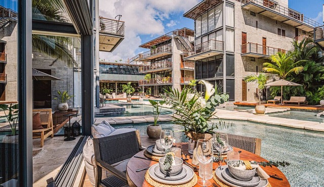 1BR Swim up Loft w/Private Cenote | Rooftop Pool
