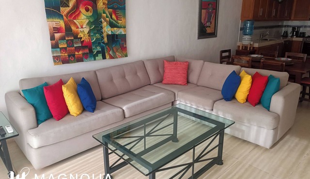2br handwritten Suite oceanfront in Puerto Vallarta, Los Tules Condominium.