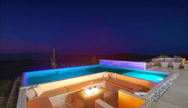 5BR Villa Infinity Pool+Isla Espíritu Santo VIEW!