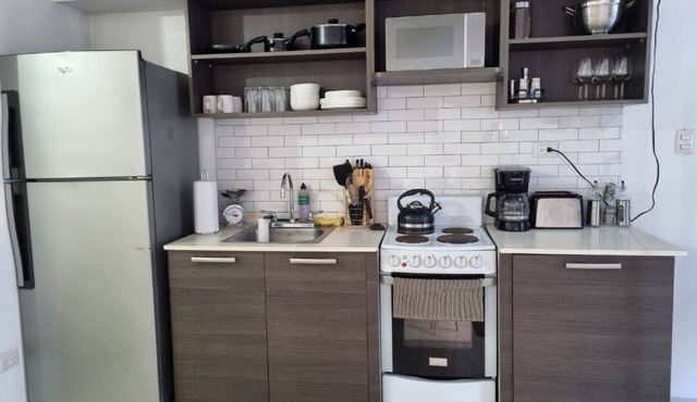 Apartamento Tipo Loft de con Cama Matrimonial y Sofá Cama