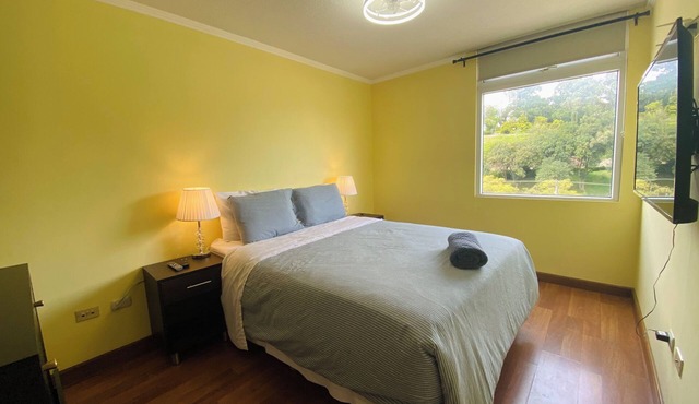 Apartamento encantador de 3 habitaciones con vista al Cerrito del Carmén