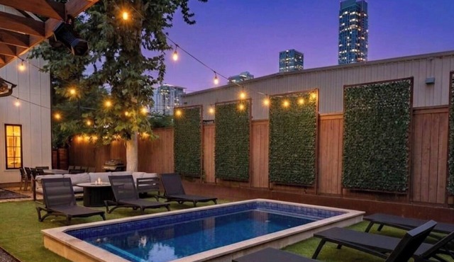 Backyard Oasis + Private Pool + Walk to Downtown - Eastside Oasis! in Austin