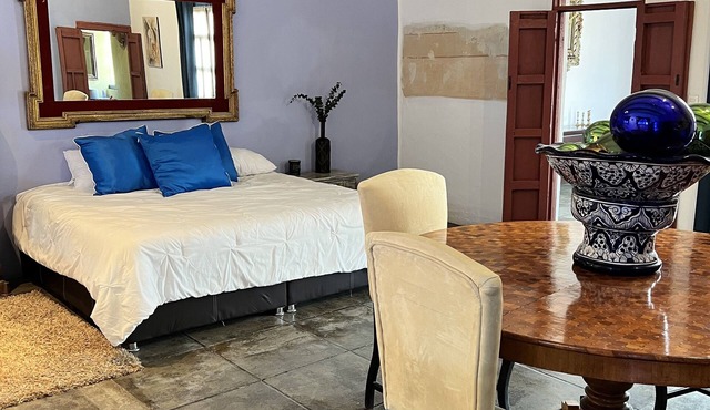 Beautiful XVII century home, one block from Amparo Museum, best location in town