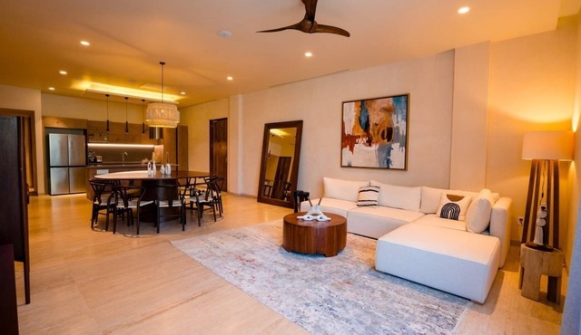 Bloom Tulum | 4-BR Apartment | w/Fully Equipped Kitchen + Pool