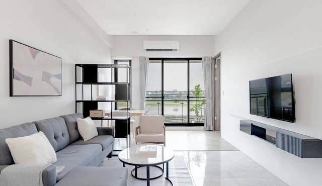 Blueground | Dazhi, balcony, nr Riverside Park (TPE-2)