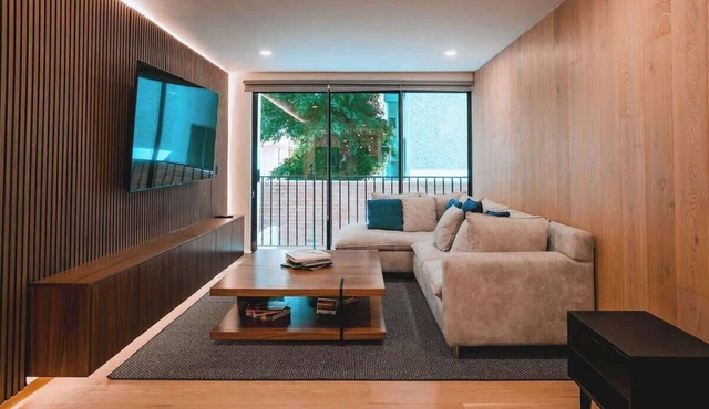Bright 3BR w/Pool, Gym & Cowork in Condesa