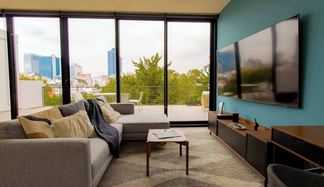 Capitalia | Inspiring Terrace Stay with Full Gym