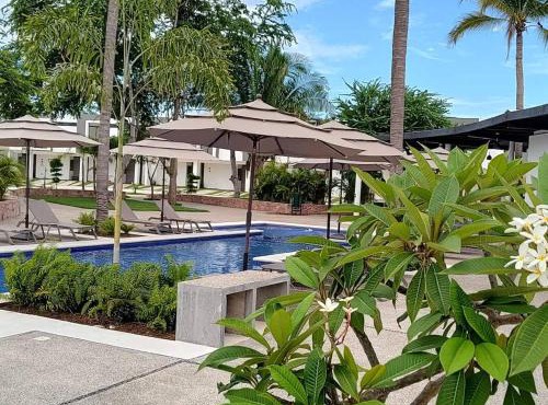 Casa en Mezcales con Alberca Jardín y BBQ Ideal para Familias