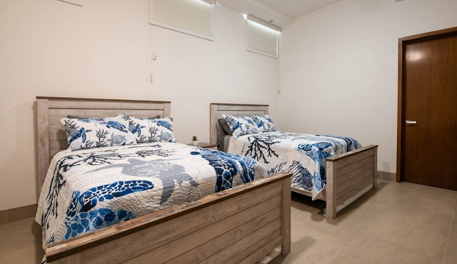 Casa Marinera, in Marina Real, 100 meters from the beach with view to the pier.