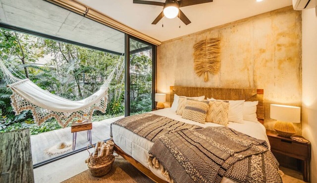 Charming 2BR Garden w Cenote | Big Gym | Osmosis