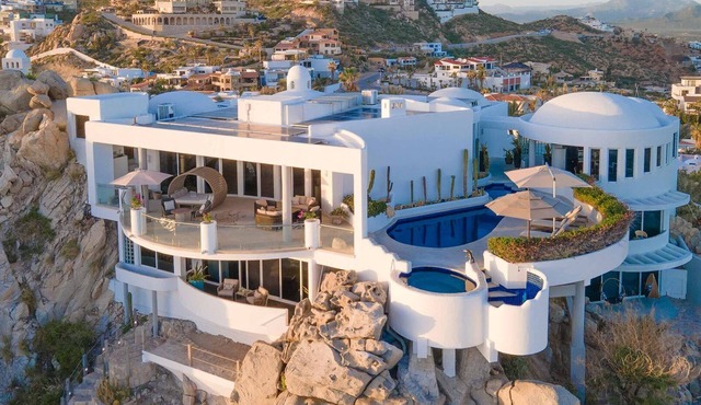 Cliffside Villa with Ocean View, Pool, Sauna, Butler