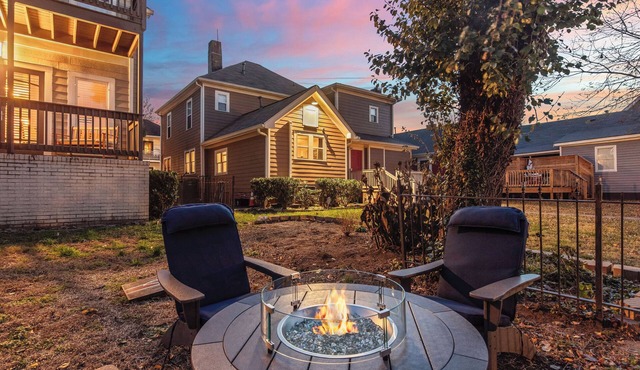 Cozy 3BR 2 bath + Firepit in Old Fourth Ward in Atlanta