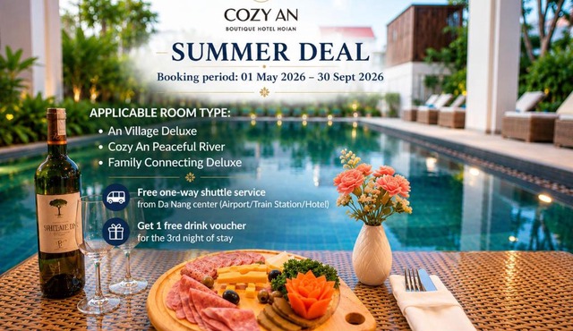 Cozy An Boutique Hotel Hoian