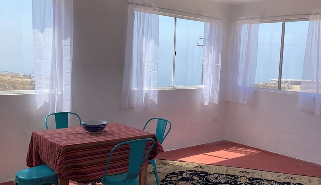 Crows Nest surf shack has an unobstructed view of the mountains and the oceans.