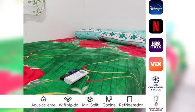 Departamento con Cocina Netflix Internet 119Mbps Centro Facturamos