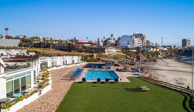 Dog-Friendly Beach Haven with Heated Pool, Hot Tub, Kitchenette, Patio, AC