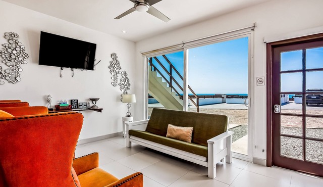 Dog-friendly villa with heated pool, hot tub, streaming, partial ocean views