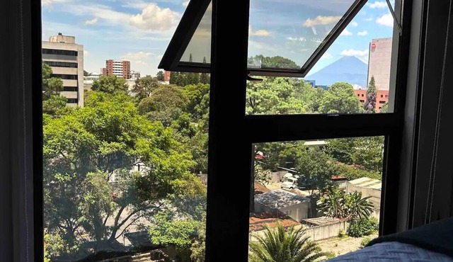 EÓN 6 - Estudio Moderno, Vista Volcán, Aire Acondicionado