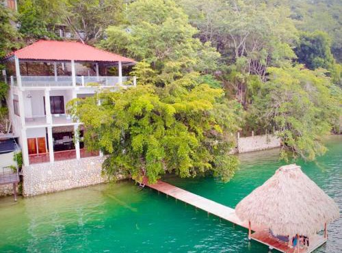 El Remate Panoramic View House 3 Levels Peten