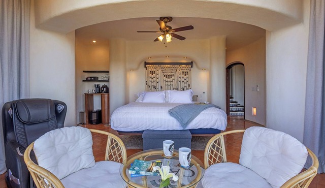 Escape to Casa Ensueño, a stunning three-story luxury villa with ocean views.