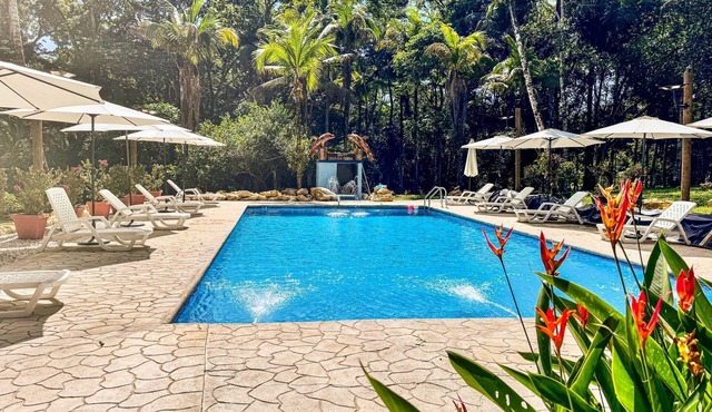 Happy Iguana Marina Ecolodge Waterfront Cabin #3, A/C, Starlink, Pool, Sleeps 8