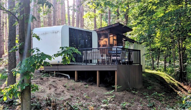 Hidden Gem Tiny House, Outdoor Screened-In Kitchen in Sears