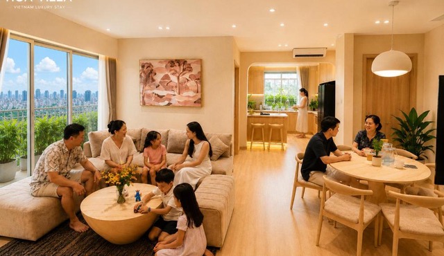 Hoa Villa - View of Landmark 81 - Near Ben Thanh Market