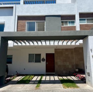 house with a roof