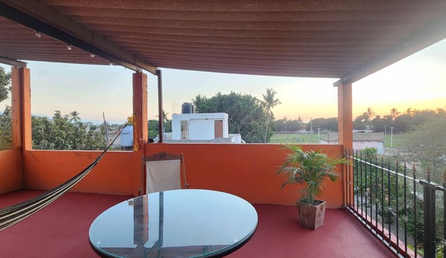House with Beautiful Terrace Near Airport