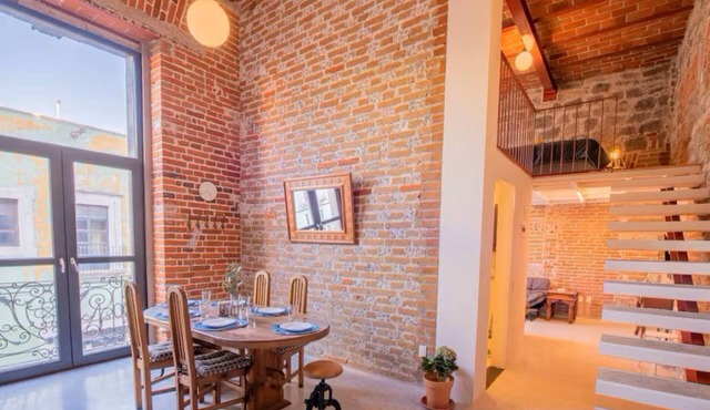 Loft 112 Historic Center w/Balconies & Panoramic Shared Terrace