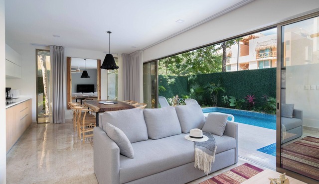 Luxury/Aldea Zama/vista piscina/50mbps internet 112