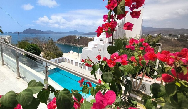 Manzanillo Home with Stunning Roof Top Ocean Views - Pet Friendly