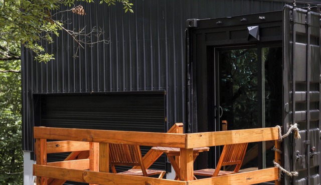 Modern Shipping Container Home near the waters of Lake Tenkiller in Park Hill