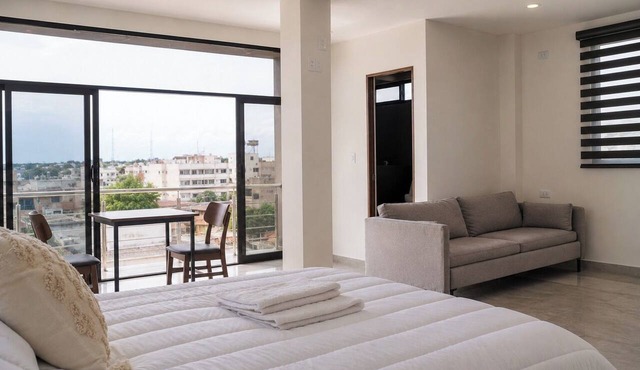 Loft with a View of Popocatépetl | Downtown Texmelucan