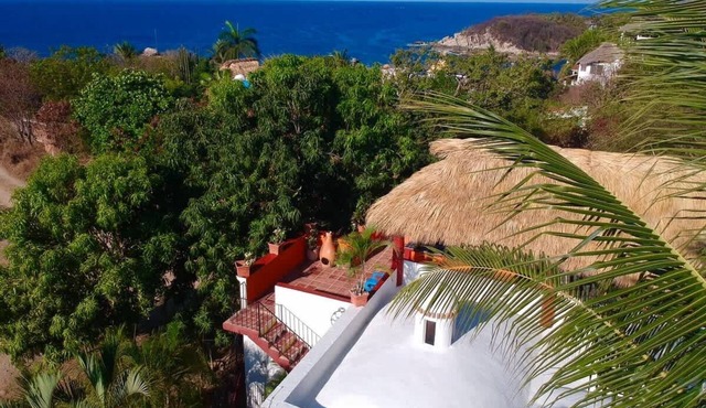 Oaxacan Home | 2 King Beds, Palapa & Ocean View