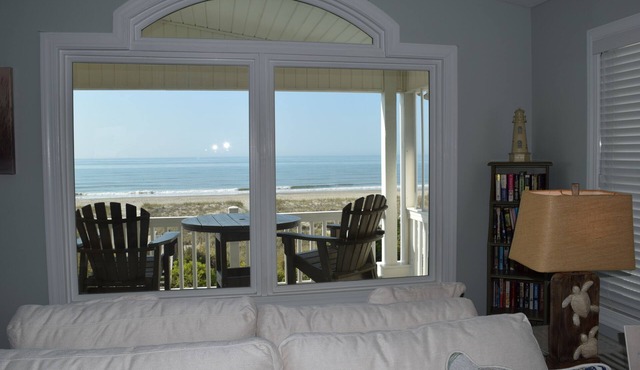 Oceanfront w/pool by pier, Great for Families. Open now for 2025! in Holden Beach