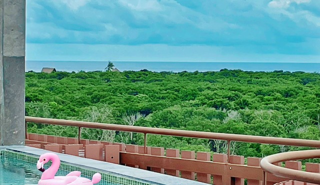 OceanView 3BD PH with Private Terrace & Pool