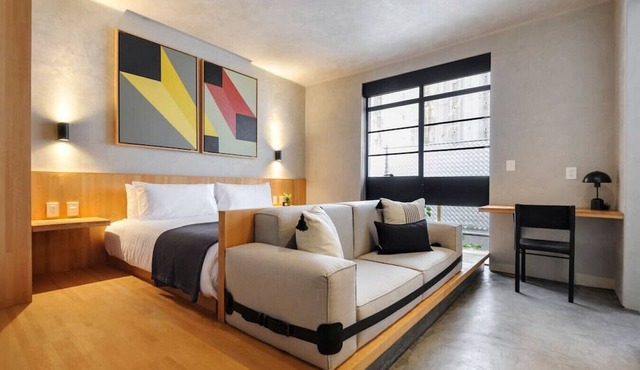 Outstanding apt w/Balcony @Parque Mexico