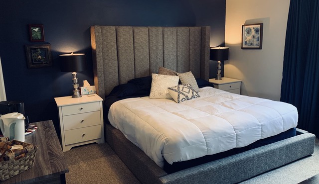 Quiet, private bath and comfy, cozy - king-size bed! Germ Protected! in Spokane