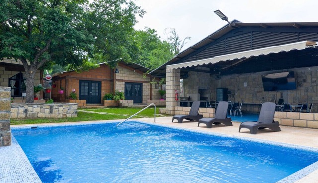 Quinta Allende |Alberca, Bar, Palapa con asador, Futbol, Voleibol, Juegos Infantiles