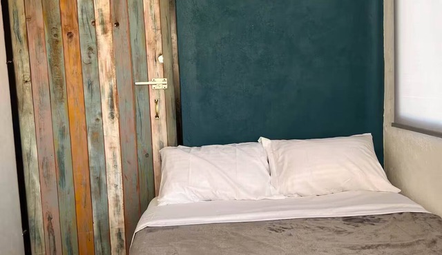 Resting corner with panoramic view of Oaxaca