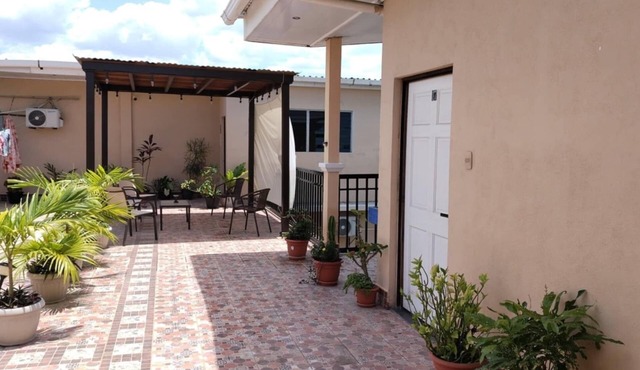 Safe and clean hotel in San Benito with WiFi and AC smart TV
