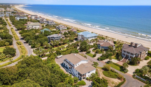 Second-Row 9BR Home | Ocean Views + Game Room Fun in Georgetown